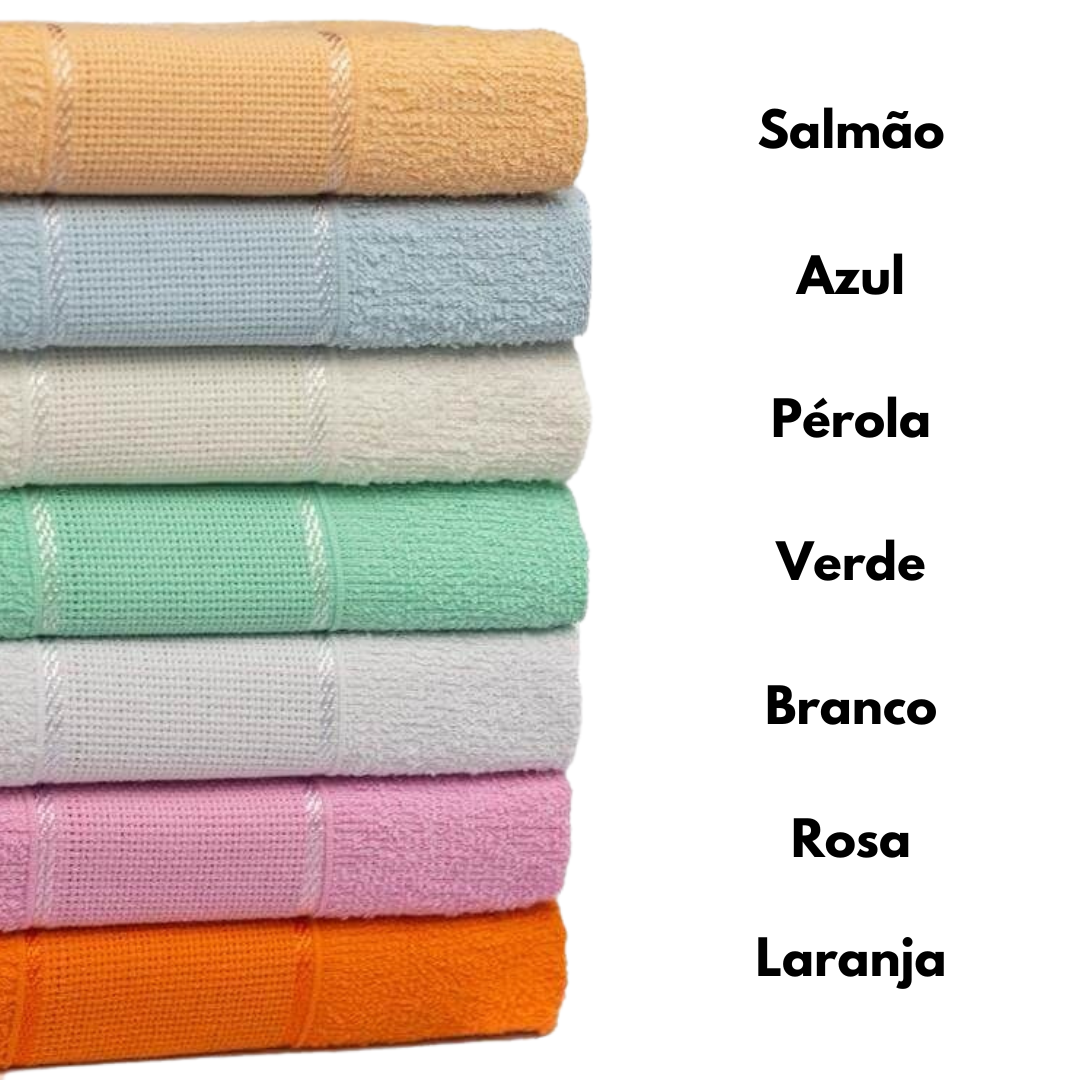 Toalha de Mão Lavabo Social Com Franja - 28x35cm