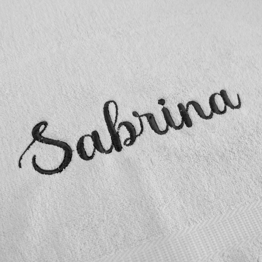 Toalha de Banho Quebec - 100% Algodão - Personalizável com Bordado de Nome (Teste) (Cópia)